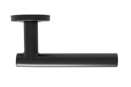 STRAIGHT T-BAR LEVER HANDLE ON ROUND ROSE