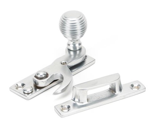 REEDED NARROW HOOK SASH WINDOW FASTENER LOCKABLE