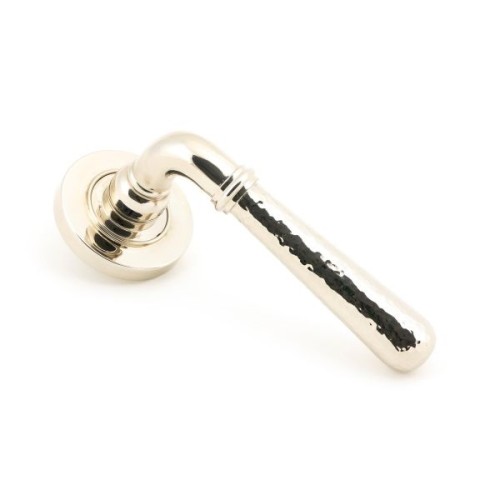 NEWBURY HAMMERED LEVER HANDLE ON ROSE (4 ROSE OPTIONS)