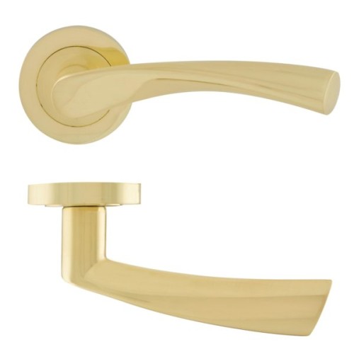 MONZA LEVER  HANDLE ON ROUND ROSE