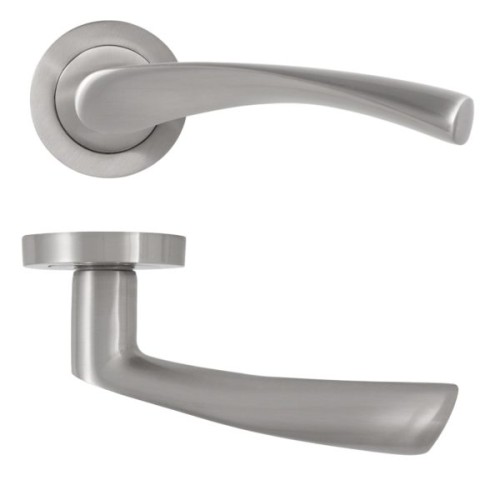 MONZA LEVER  HANDLE ON ROUND ROSE