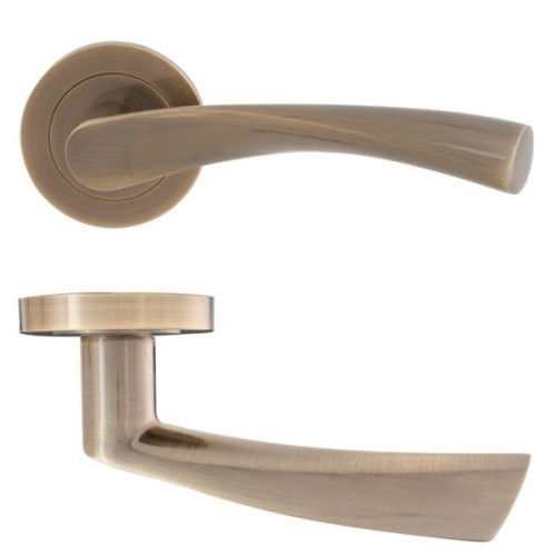 MONZA LEVER  HANDLE ON ROUND ROSE