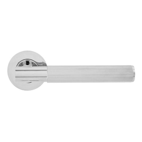 LINEAR T-BAR LEVER HANDLE ON ROUND ROSE