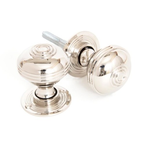 PRESTBURY MORTICE / RIM DOOR KNOBS ON FACE FIXED ROSE