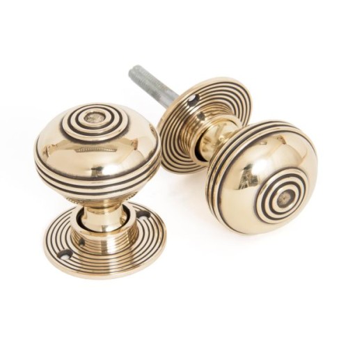 PRESTBURY MORTICE / RIM DOOR KNOBS ON FACE FIXED ROSE