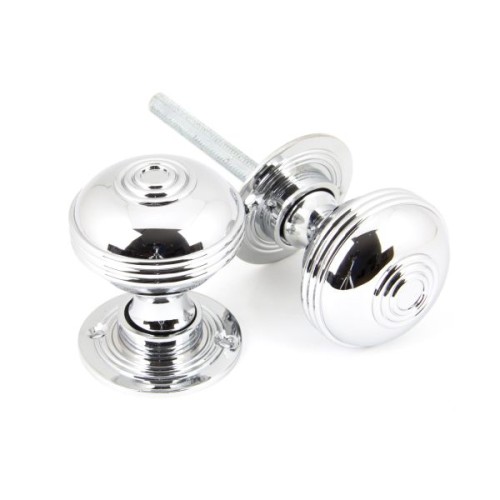 PRESTBURY MORTICE / RIM DOOR KNOBS ON FACE FIXED ROSE