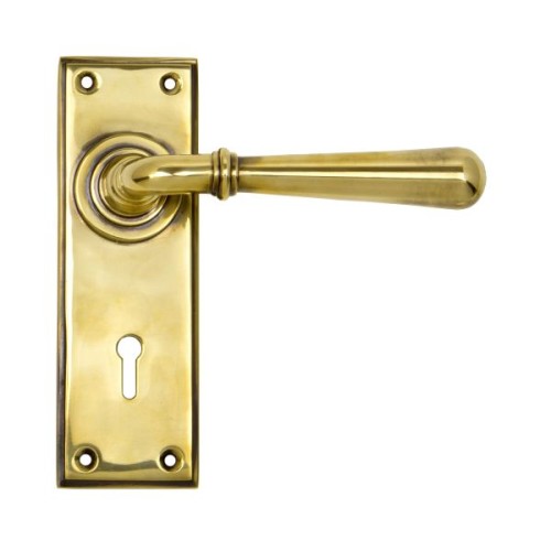 NEWBURY LEVER HANDLE ON BACKPLATE