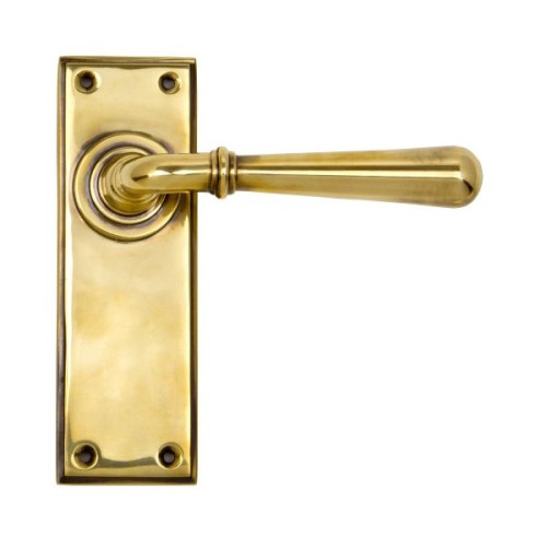 NEWBURY LEVER HANDLE ON BACKPLATE