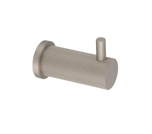 REEDED CONTEMPORARY SINGLE ROBE HOOK