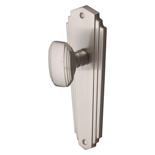 CHARLSTON MORTICE DOOR KNOB ON BACKPLATE