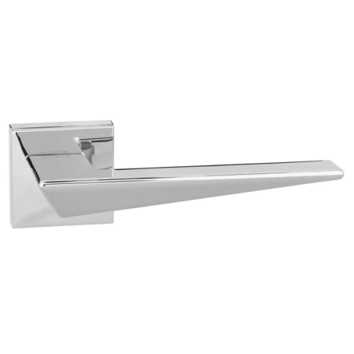 NAXOS LEVER HANDLE ON SQUARE ROSE