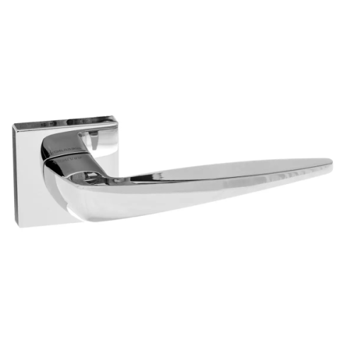 FOGLIA LEVER HANDLE ON ROSE - (2 ROSE OPTIONS)