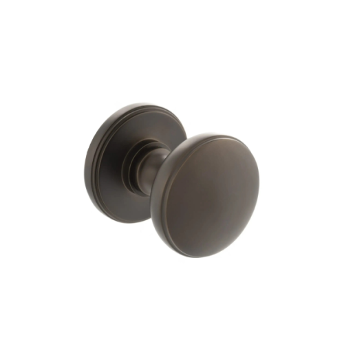 EDISON DOMED MORTICE DOOR KNOB ON CONCEALED ROSE