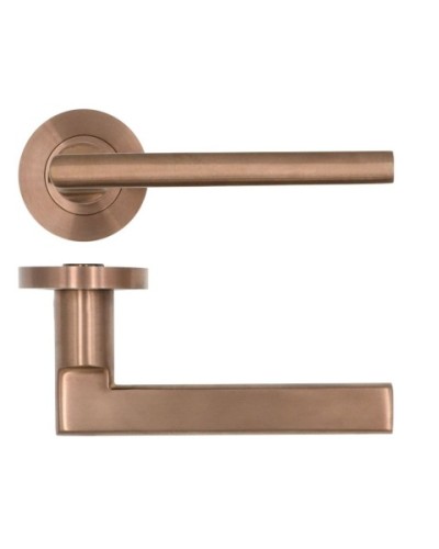 VARESE LEVER HANDLE ON ROUND ROSE