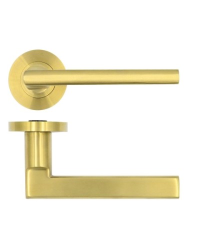 VARESE LEVER HANDLE ON ROUND ROSE