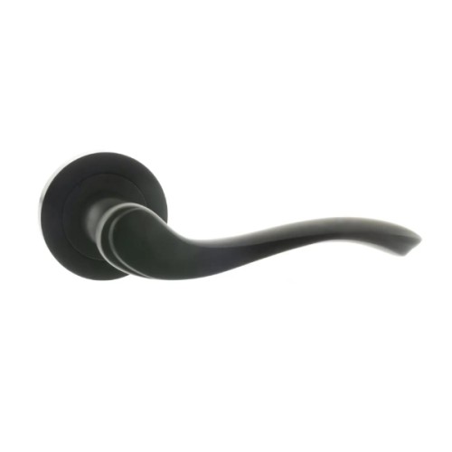 WARWICK SCROLL LEVER HANDLE ON ROUND ROSE