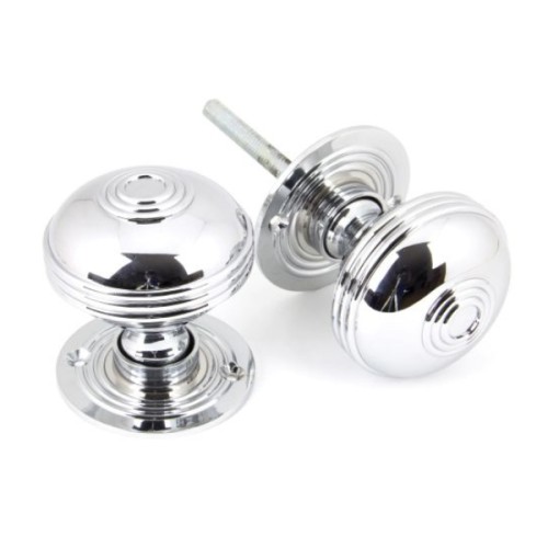 PRESTBURY MORTICE / RIM DOOR KNOBS ON FACE FIXED ROSE