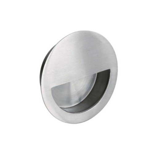 CIRCULAR HALF MOON FLUSH HANDLE - GRADE 304