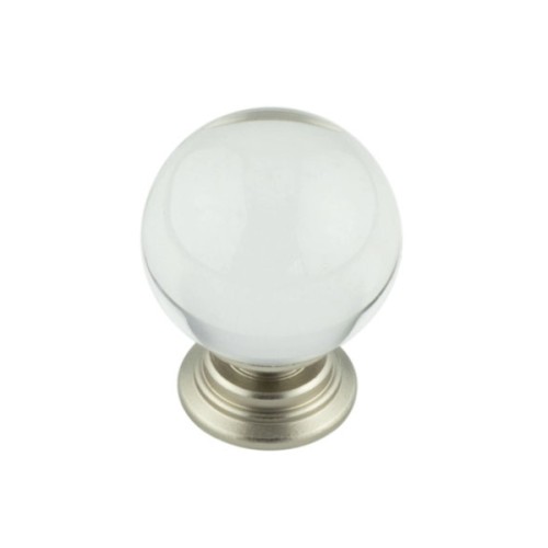 BALL GLASS CUPBOARD DOOR KNOB