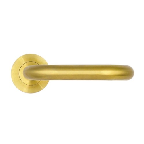 SAFETY LEVER HANDLE ON ROUND ROSE