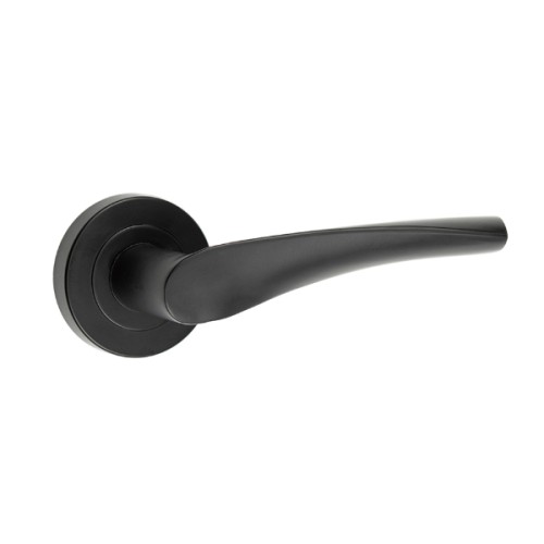 VECTA LEVER HANDLE ON ROUND ROSE