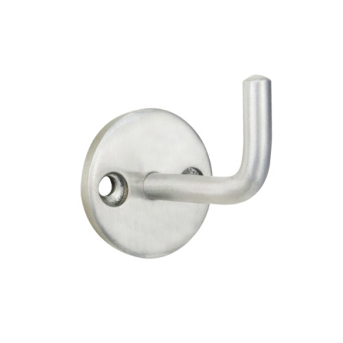 MODERN SINGLE ROBE HOOK ON ROUND BASE