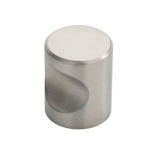 CYLINDRICAL CUPBOARD DOOR KNOB WITH FINGER GRIP