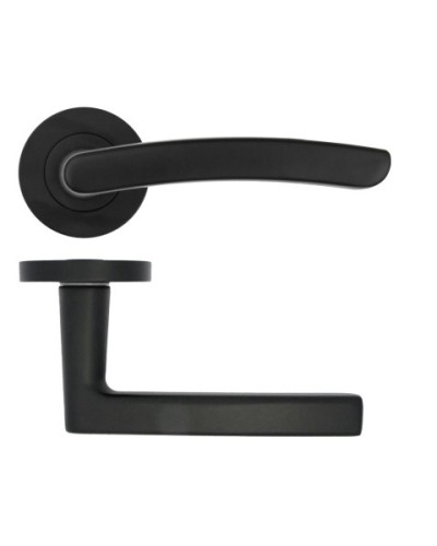 SANTIAGO LEVER HANDLE ON ROUND ROSE