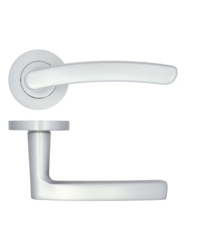 SANTIAGO LEVER HANDLE ON ROUND ROSE