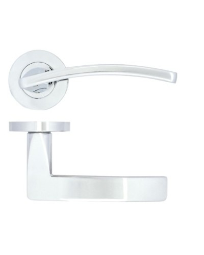 TOLEDO LEVER HANDLE ON ROUND ROSE