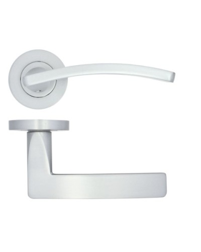 TOLEDO LEVER HANDLE ON ROUND ROSE