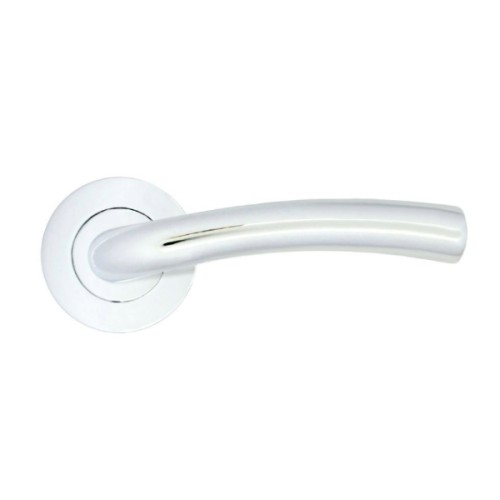 SEVILLE LEVER HANDLE ON ROUND ROSE