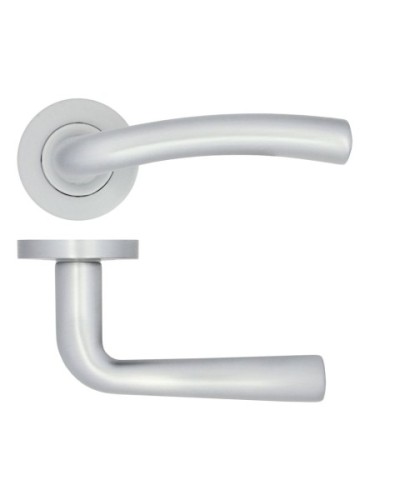 SEVILLE LEVER HANDLE ON ROUND ROSE