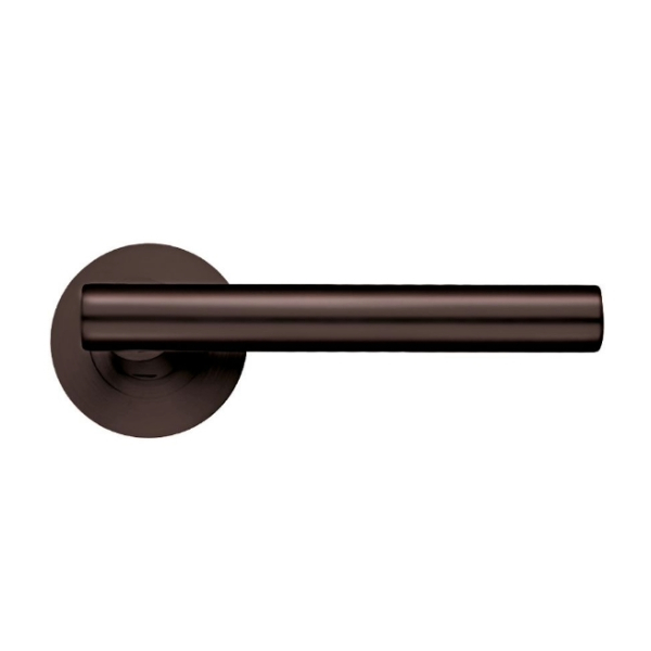 LUCCA T-BAR LEVER HANDLE ON ROUND ROSE