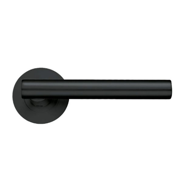 LUCCA T-BAR LEVER HANDLE ON ROUND ROSE