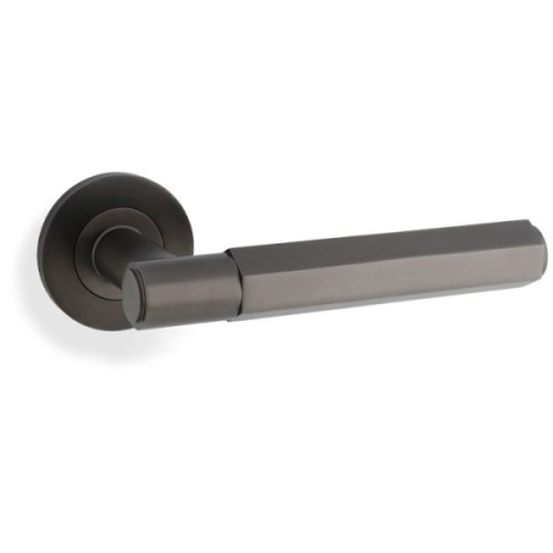 SPITFIRE HEX LEVER HANDLE ON ROUND ROSE