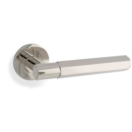 SPITFIRE HEX LEVER HANDLE ON ROUND ROSE