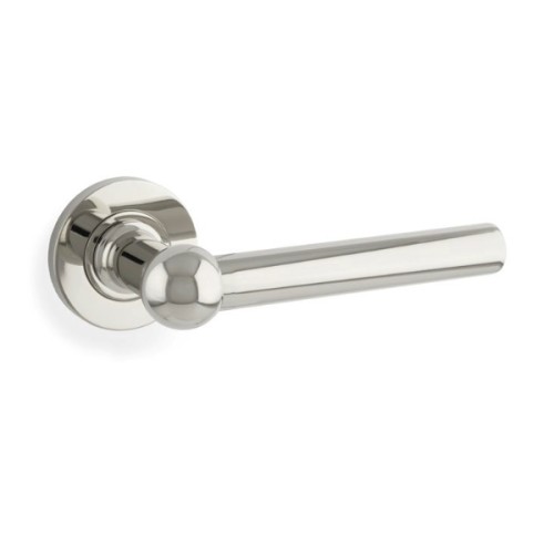 SISKIN LEVER HANDLE ON ROUND ROSE