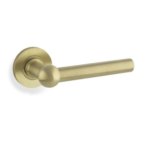 SISKIN LEVER HANDLE ON ROUND ROSE