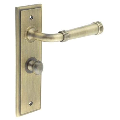 HIGHGATE LEVER HANDLE ON BACKPLATE