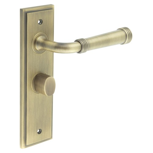 HIGHGATE LEVER HANDLE ON BACKPLATE