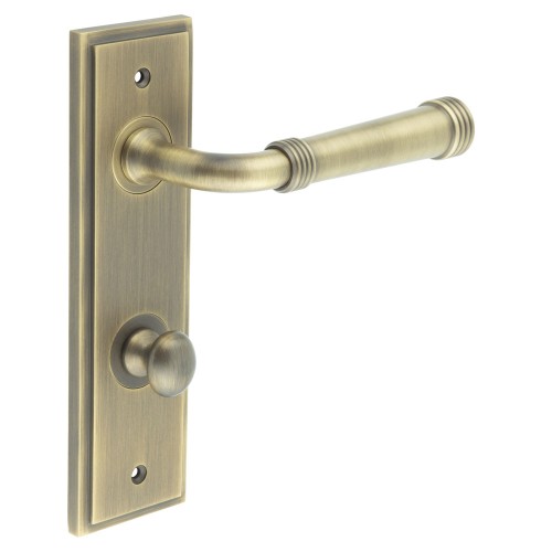 HIGHGATE LEVER HANDLE ON BACKPLATE