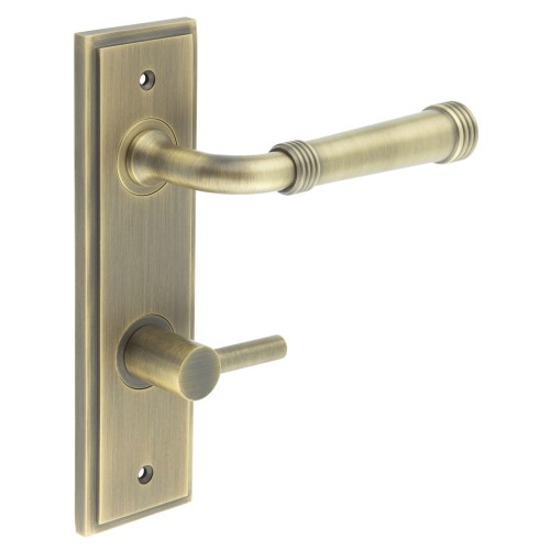 HIGHGATE LEVER HANDLE ON BACKPLATE