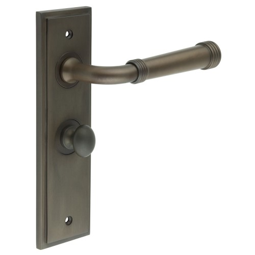 HIGHGATE LEVER HANDLE ON BACKPLATE