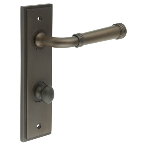 HIGHGATE LEVER HANDLE ON BACKPLATE