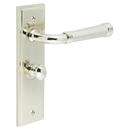 HIGHGATE LEVER HANDLE ON BACKPLATE