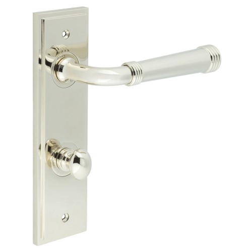 HIGHGATE LEVER HANDLE ON BACKPLATE