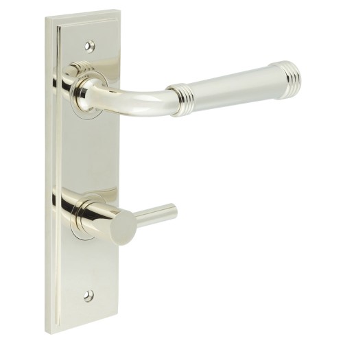 HIGHGATE LEVER HANDLE ON BACKPLATE