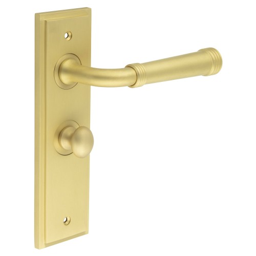 HIGHGATE LEVER HANDLE ON BACKPLATE