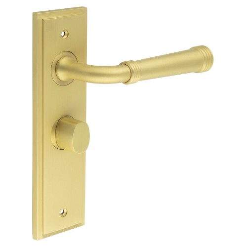 HIGHGATE LEVER HANDLE ON BACKPLATE